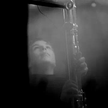Barbara Minder et flûte contrebasse