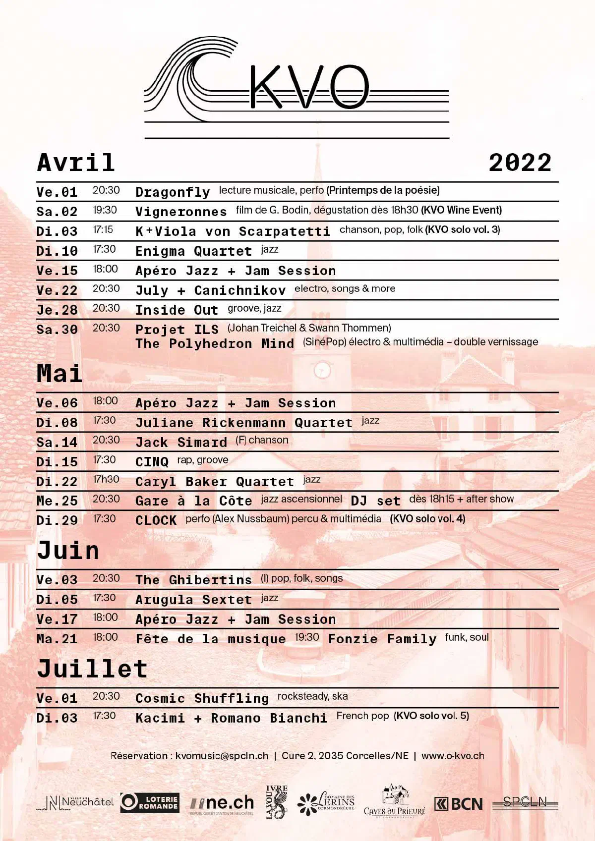 Affiche KVO Avril 2022