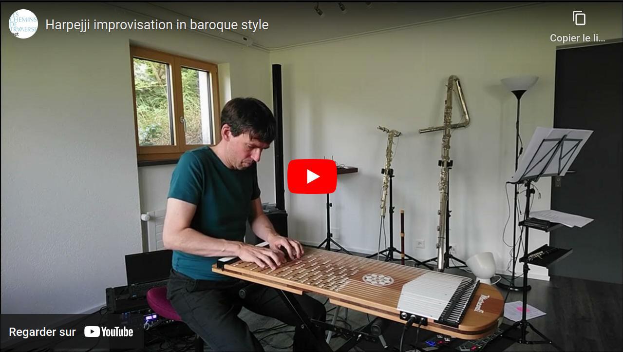 Vidéo: prélude baroque à l&rsquo;harpejji
